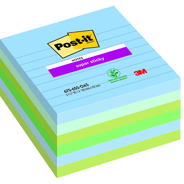 Post-it Haftnotizblock Super Sticky Notes Oasis Collection - 101 x 101 Post-it Haftnotizblock Super Sticky Notes Oasis Collection - 101 x 101 von Post-It