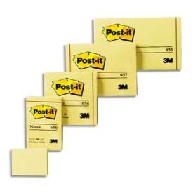 12 Haftnotizen POST-IT 100 Blatt 51 x 76 mm gelb 656E von Post-it