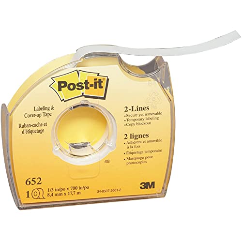 MMM652 – Post-it Labeling AMP; amp; Cover-Up Tape MMM652 – Post-it Labeling AMP; amp; Cover-Up Tape von Post-it