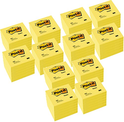 Post-It Haftnotizen Sparpack, 76x76mm, kanariengelb, 72 Blöcke zum Preis von 36 Post-It Haftnotizen Sparpack, 76x76mm, kanariengelb, 72 Blöcke zum Preis von 36 von Post-it