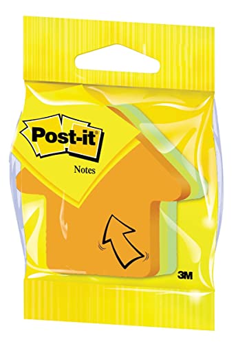 Post-it 2007A Haftnotiz Würfel Stanzformen, 70 x 70 mm, Pfeil, dreifarbig, 225 Blatt von Post-it