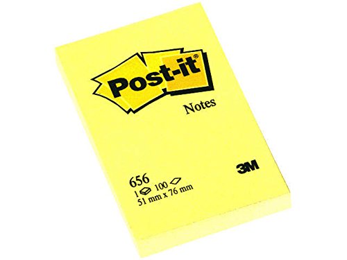 Post-it 23624 Haftnotizen, 51 x 76 mm, gelb, 1 Stück von Post-it