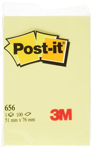 Post-it 23624 Haftnotizen, 51 x 76 mm, gelb, 1 Stück von Post-it