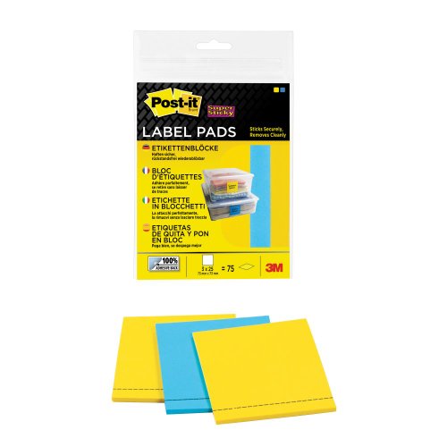 Post-it 2900BY Etikettenblock Super Sticky Post-it 2900BY Etikettenblock Super Sticky von Post-it