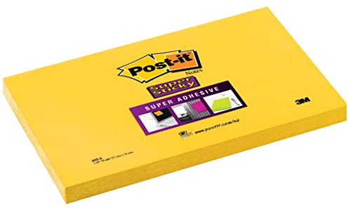 Post-it 655-S Haftnotizen Super Sticky Notes, 127 x 76 mm von Post-it