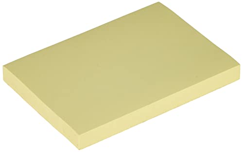 Post-it 657 Haftnotiz Notes (76 x 102 mm, 70 g/qm) 100 Blatt 1 Block gelb, 102 x 76 mm von Post-it