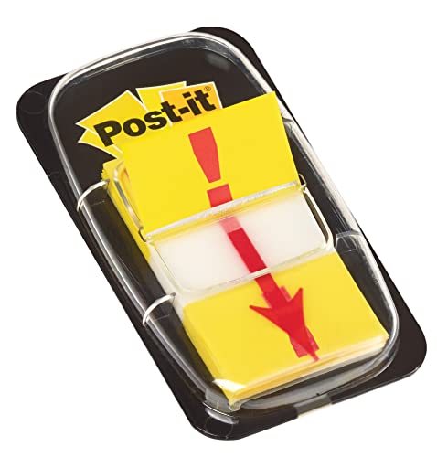 Post-it 680-33 Haftstreifen Index Symbol Ausrufezeichen ( 25,4 x 43,2 mm) 50 Streifen gelb von Post-it