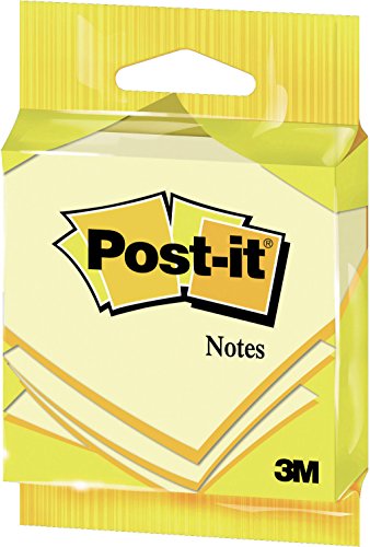 Post-it 6820GB Haftnotiz Notes, 76 x 76 mm, 70 g/qm, 100 Blatt, 12 Block, gelb von Post-it