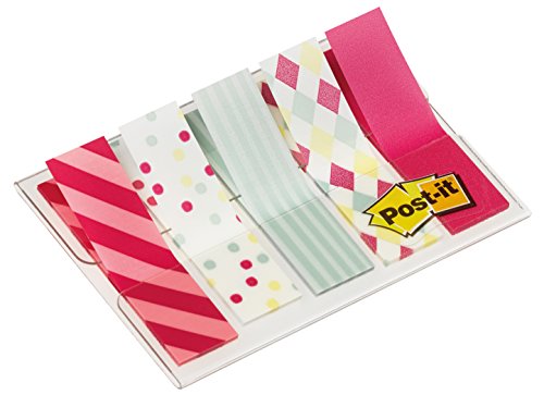 Post-it 699764 684-CAN5 Haftstreifen Index Mini (5x 20 durchgefärbte im Etui, 11.9 x 43.2 mm) Candy Collection von Post-it