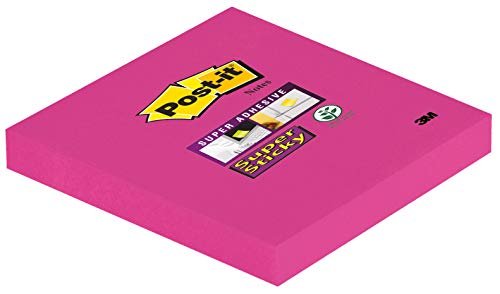 Post-it Haftnotiz 654SPI 76mm x 76mm Ultrapink 90 Blatt, pink-ultra von Post-it