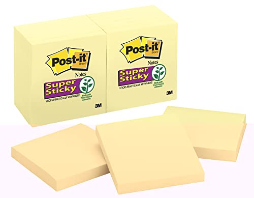 Post-it Haftnotizen Super Sticky 76 x 76 mm gelb Post-it Haftnotizen Super Sticky 76 x 76 mm gelb von Post-it