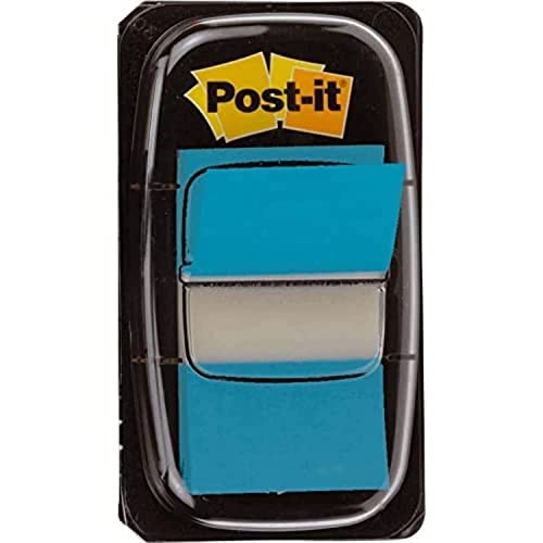 Post-it I680-23 Index 1 Spender mit 50 Haftstreifen (25,4 x 43,2 mm) türkis, 3 Stück von Post-it