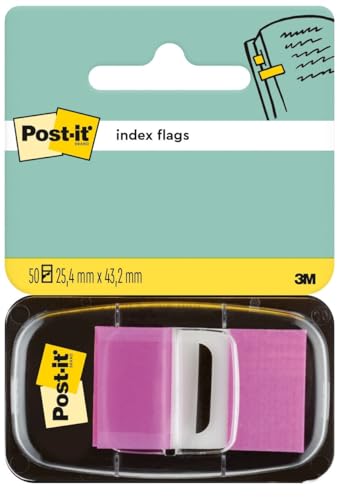 Post-it I680-8 Index 1 Spender mit 50 Haftstreifen (25,4 x 43,2 mm) lila von Post-it