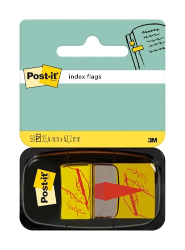 Post-it Index Haftstreifen Medium mit Unterschrifts-Symbol, 50 Haftstreifen von Post-it