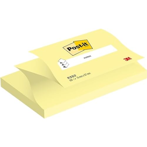 Post-it Sticky Z-Notes, Gelb, Block à 100 Blatt , 76 mm x 76 mm - Für Notizen, To-Do-Listen & Erinnerungen von Post-it