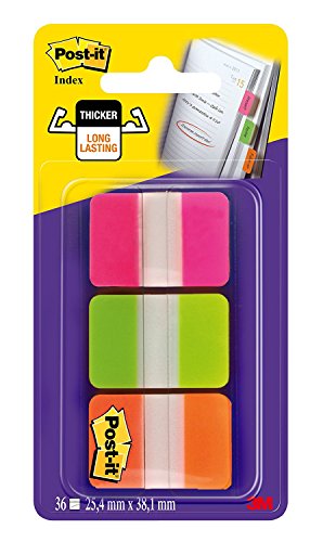 Post-its, 3er-Pack: Rosa, Grün und Orange von Post-it