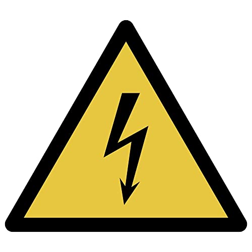 Warnung vor elektrischer Spannung 200 mm von Poster 38