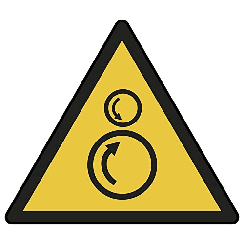 Warnung vor gegenläufigen Rollen 30 mm (24 Stück) von Poster 38