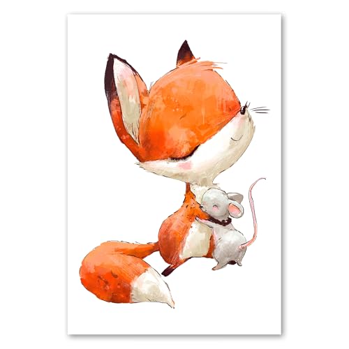 Postereck - 3622 - Kinderzimmer, Fuchs Maus Tier Kuscheln Süss - Kinder Kinderzimmer Kinderbild Wandposter Fotoposter Bilder Wandbild Wandbilder - Poster - DIN A4-21,0 cm x 29,7 cm Postereck - 3622 - Kinderzimmer, Fuchs Maus Tier Kuscheln Süss - Kinder Kinderzimmer Kinderbild Wandposter Fotoposter Bilder Wandbild Wandbilder - Poster - DIN A4-21,0 cm x 29,7 cm von Postereck