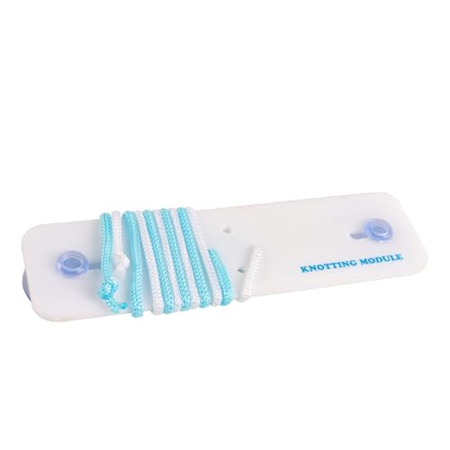 Knoten -Bindungs ​​-Kit für Kinder, Knotenbindungs ​​-Kit | Portable Learn Knot Training Board - Strickvorstände, Kunsthandwerk und Accessoires für chirurgische Studierende, Arzt, Mutter, von Poupangke