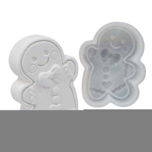 Weihnachts Silikonformen | Silicone Formen Lebkuchenmann | Bastelbedarf Für Weihnachtsdeko Kerzenwachs Gips Ton Anfänger & Erwachsene Weihnachts Silikonformen | Silicone Formen Lebkuchenmann | Bastelbedarf Für Weihnachtsdeko Kerzenwachs Gips Ton Anfänger & Erwachsene von Poupangke
