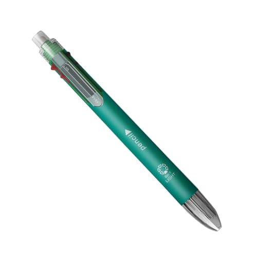 6-in-1 Multifunktions-Kugelschreiber, glatte Kugelschreiber, austauschbare Schreibstifte, 5 Farben mit Bleistift, einziehbares Schreibpapier mit Feder, glattes Schreiben, für Schulbedarf 6-in-1 Multifunktions-Kugelschreiber, glatte Kugelschreiber, austauschbare Schreibstifte, 5 Farben mit Bleistift, einziehbares Schreibpapier mit Feder, glattes Schreiben, für Schulbedarf von Povanjer