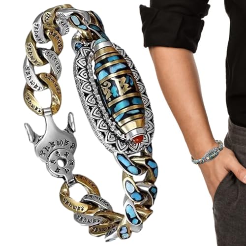 Armband mit türkisfarbenen Perlen, Armbänder mit Perlen aus Steinen | stapelbare Armbänder aus runden Perlen, verstellbar, aus Edelsteinen, dehnbar, für Damen, Erwachsene und Männer Armband mit türkisfarbenen Perlen, Armbänder mit Perlen aus Steinen | stapelbare Armbänder aus runden Perlen, verstellbar, aus Edelsteinen, dehnbar, für Damen, Erwachsene und Männer von Povanjer
