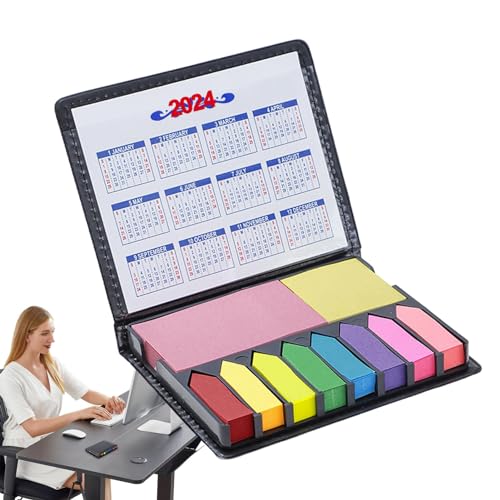 Haftnotizblöcke, Haftnotizblock | Bunte Buchfahnen Set | Farbiger Indexblock mit beschreibbaren Dateiflaggen Registerkarten, Set aus von Povanjer
