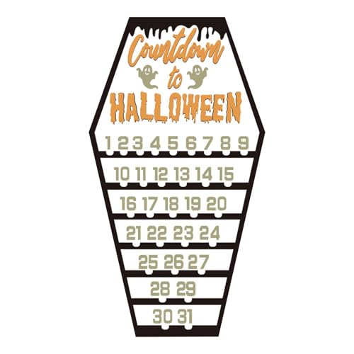 Halloween Adventskalender 2024, Halloween Countdown Kalender 2024 Halloween Countdown Kalender, Halloween Countdown Kalender, Holz Countdown Kalender, Tischdekorationen Halloween Adventskalender 2024, Halloween Countdown Kalender 2024 Halloween Countdown Kalender, Halloween Countdown Kalender, Holz Countdown Kalender, Tischdekorationen von Povanjer