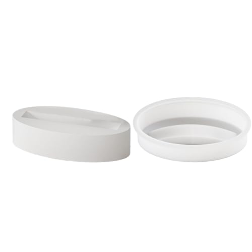 Hausform aus Silikon, Haus-Harzform - Haus in einem Ring Epoxidharz Form | Hausharzformen für Ornament, Ton, Gips, von Povanjer