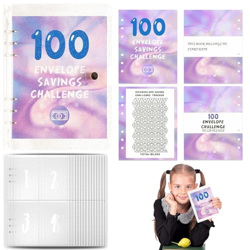 Herausforderung 100 Umschläge zum Sparen von Geld, Herausforderung 100 Umschläge | Herausforderung zum Einsparen von Umschlägen, Herausforderungsordner mit 100 Umschlägen, Ordner Herausforderung 100 Umschläge zum Sparen von Geld, Herausforderung 100 Umschläge | Herausforderung zum Einsparen von Umschlägen, Herausforderungsordner mit 100 Umschlägen, Ordner von Povanjer