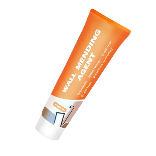 Nagellochfüller für Wände, Wandloch-Reparaturset, 250 g Füllpaste für Wandlöcher, Spachtelwand-Reparaturmittel mit geradem Schaber, Düse von Povanjer