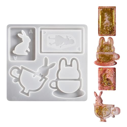 Povanjer Schlüsselanhänger Formen für Epoxidharz, Silikonformen, Silikonformen aus Epoxidharz, Anhänger, Schmuckform aus Epoxidharz für die Dekoration von Anhängern Povanjer Schlüsselanhänger Formen für Epoxidharz, Silikonformen, Silikonformen aus Epoxidharz, Anhänger, Schmuckform aus Epoxidharz für die Dekoration von Anhängern von Povanjer