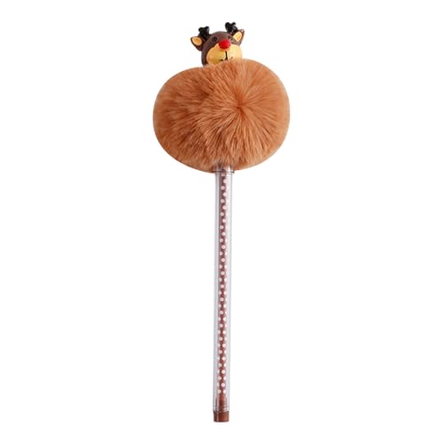 Povanjer Weihnachtsstifte für | Gel-Tintenroller mit Bommel, mehrfarbig – niedliche Kugelschreiber, Weihnachtsmann, Rentier, Schneemann für Frauen, Weihnachtsgeschenke Povanjer Weihnachtsstifte für | Gel-Tintenroller mit Bommel, mehrfarbig – niedliche Kugelschreiber, Weihnachtsmann, Rentier, Schneemann für Frauen, Weihnachtsgeschenke von Povanjer