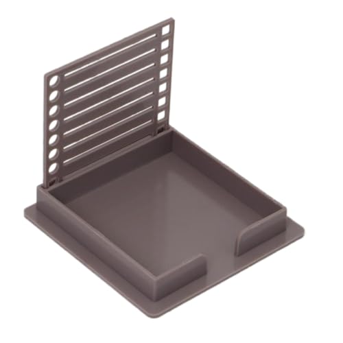 Schreibtisch-Organizer für Haftnotizen, Haftnotizbehälter, Sticky Stamp Dispenser Halter mit Schablone, kompakte Aufbewahrungsbox für Haftnotizen Schreibtisch-Organizer für Haftnotizen, Haftnotizbehälter, Sticky Stamp Dispenser Halter mit Schablone, kompakte Aufbewahrungsbox für Haftnotizen von Povanjer