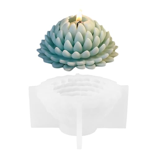 Silikonform Blumenkerzenform, Silikonform Blume Blume Blume Silikonform, Easy Release Epoxidharz Gussform für Kerzen, von Povanjer