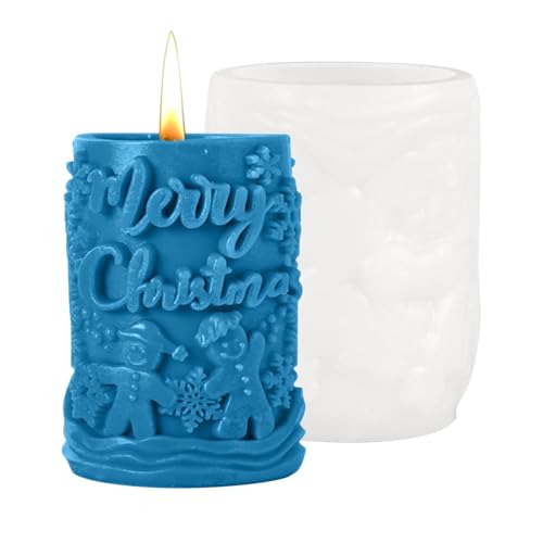 Silikonform für Kerzenherstellung, Weihnachtskerzenformen, handgefertigte Weihnachtszylindrische Kerzen Gießform, Silikonform für Kerzen, Silikonform für Kerzenherstellung, Weihnachtskerzenformen, handgefertigte Weihnachtszylindrische Kerzen Gießform, Silikonform für Kerzen, von Povanjer
