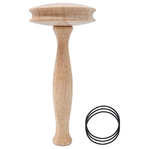 Stopfpilz Holznähwerkzeug Stickset Mit Nähnadeln Praktische Helfer Nähzubehör Stopfzubehör Kit Schnelles Ausbessern Von Handarbeiten Stopfgarn Pilz Kit Garn Set Für Socken Kleidung Pullover von Povanjer