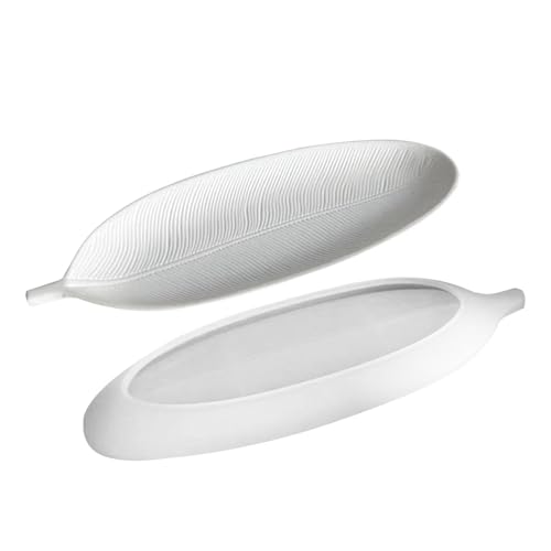 Tablett-Silikonharzform, Epoxidharz-Tablettformen - Blätterförmige Silikonformplatten | Epoxidharz-Gießformen, Epoxidharz-Gießform zur Dekoration, Silikonform Epoxidharz Tablett-Silikonharzform, Epoxidharz-Tablettformen - Blätterförmige Silikonformplatten | Epoxidharz-Gießformen, Epoxidharz-Gießform zur Dekoration, Silikonform Epoxidharz von Povanjer
