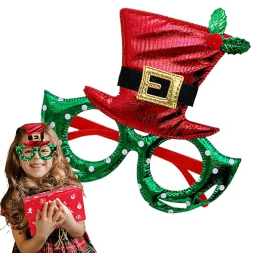 Weihnachtsparty-Brille, Weihnachtsbrille, niedlicher Weihnachts-Brillenrahmen, Brillenrahmen, Weihnachts-Foto-Zubehör, Weihnachts-Cosplay-Zubehör für Urlaubsdekoration Weihnachtsparty-Brille, Weihnachtsbrille, niedlicher Weihnachts-Brillenrahmen, Brillenrahmen, Weihnachts-Foto-Zubehör, Weihnachts-Cosplay-Zubehör für Urlaubsdekoration von Povanjer