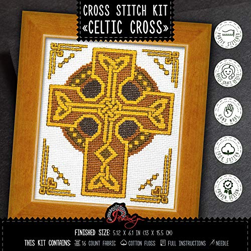 Povitrulya Kreuzstich-Set Keltisches Kreuz von Povitrulya