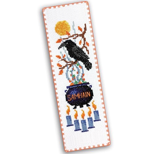 Povitrulya Kreuzstich-Set "Rad des Jahres": Samhain - Stickset für DIY Lesezeichen Povitrulya Kreuzstich-Set "Rad des Jahres": Samhain - Stickset für DIY Lesezeichen von Povitrulya