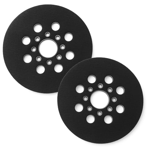 2er-Set 125 mm Schleifteller Ersatz für Bosch PEX 220 A/GEX 125-1 | 8-Loch Klett-Pad mit Hartgummi, Staubabsaugung, langlebige Schleifteller 2er-Set 125 mm Schleifteller Ersatz für Bosch PEX 220 A/GEX 125-1 | 8-Loch Klett-Pad mit Hartgummi, Staubabsaugung, langlebige Schleifteller von Poweka