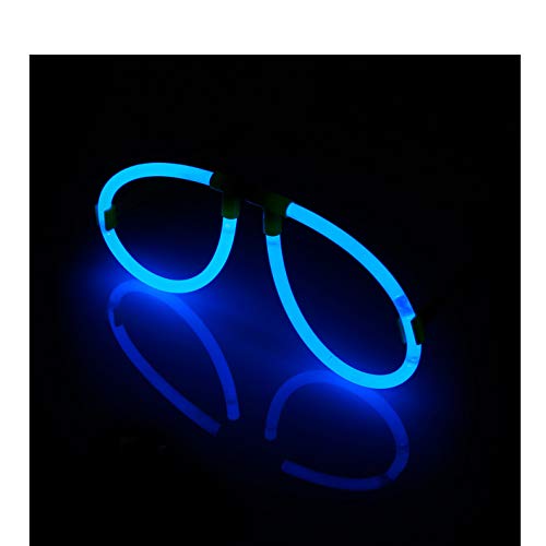 Power Lightz 2 Stück Knicklicht-Brillen/Leucht-Brillen in blau - wiedernachfüllbar und wiederverwendbar für Party, Disko, Karneval oder Geburtstag? von Power Lightz