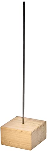 Powertex Artipistilos® Wooden Stand/Metal 7x7x30 Cm - Natural/black - Aufsteller (powertex-creationen) von Powertex