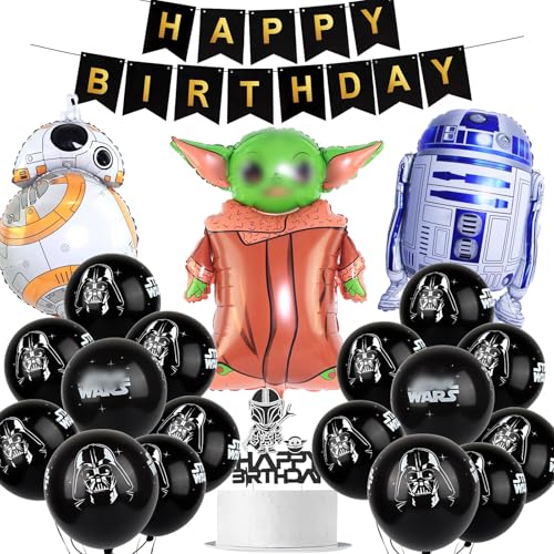 Luftballons Kindergeburtstag, 23 Stück Geburtstagsdeko, Party Deko Junge, Luftballons Folienballon Geburtstagsdeko Kinder Luftballons Kindergeburtstag, 23 Stück Geburtstagsdeko, Party Deko Junge, Luftballons Folienballon Geburtstagsdeko Kinder von Powmag