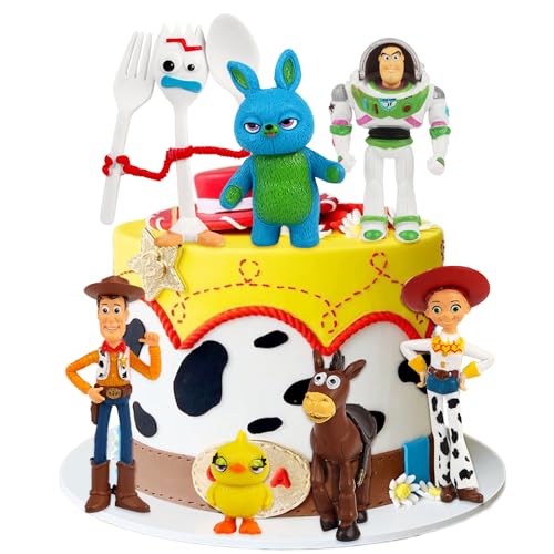 Powamg Tortendeko Figuren, 7 pcs Kuchen Figur, Tortendeko Geburtstag Deko Kuchen Figuren, Cake Topper Geburtstag Mädchen Junge Kinder, für Babyparty, Geburtstag Party Torte Deko Supplies Powamg Tortendeko Figuren, 7 pcs Kuchen Figur, Tortendeko Geburtstag Deko Kuchen Figuren, Cake Topper Geburtstag Mädchen Junge Kinder, für Babyparty, Geburtstag Party Torte Deko Supplies von Powmag