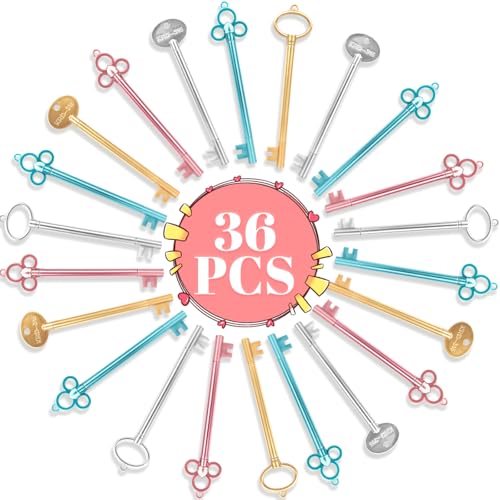 Powmag 36 Stück Schlüssel Stift, Schwarz Gel Tinte Tintenroller Feder, 6 Styles Creative kugelschreiber süß, 0.38 mm Key Shape Gel Stift, für Bürobedarf, Schreibwaren, Schulbedarf Powmag 36 Stück Schlüssel Stift, Schwarz Gel Tinte Tintenroller Feder, 6 Styles Creative kugelschreiber süß, 0.38 mm Key Shape Gel Stift, für Bürobedarf, Schreibwaren, Schulbedarf von Powmag