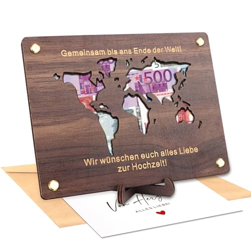 Powmag Bilderrahmen Hochzeit Geldgeschenk, Weltkarte Hochzeit Geldgeschenke Personalisiert, Hochzeitsgeschenke Geld mit Ständern Briefköpfe, Dekorative Geschenkkarte Holz Powmag Bilderrahmen Hochzeit Geldgeschenk, Weltkarte Hochzeit Geldgeschenke Personalisiert, Hochzeitsgeschenke Geld mit Ständern Briefköpfe, Dekorative Geschenkkarte Holz von Powmag