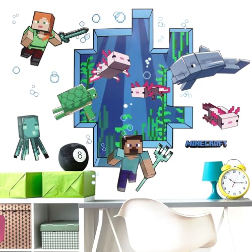 Wandtattoo Kinderzimmer, Poster Kinderzimmer, Wandaufkleber Tapete, Wandtattoo Gaming Jungen Videospiel Wandsticker, für Kinderzimmer, Wohnzimmer Wanddekoration Wandtattoo Kinderzimmer, Poster Kinderzimmer, Wandaufkleber Tapete, Wandtattoo Gaming Jungen Videospiel Wandsticker, für Kinderzimmer, Wohnzimmer Wanddekoration von Powmag